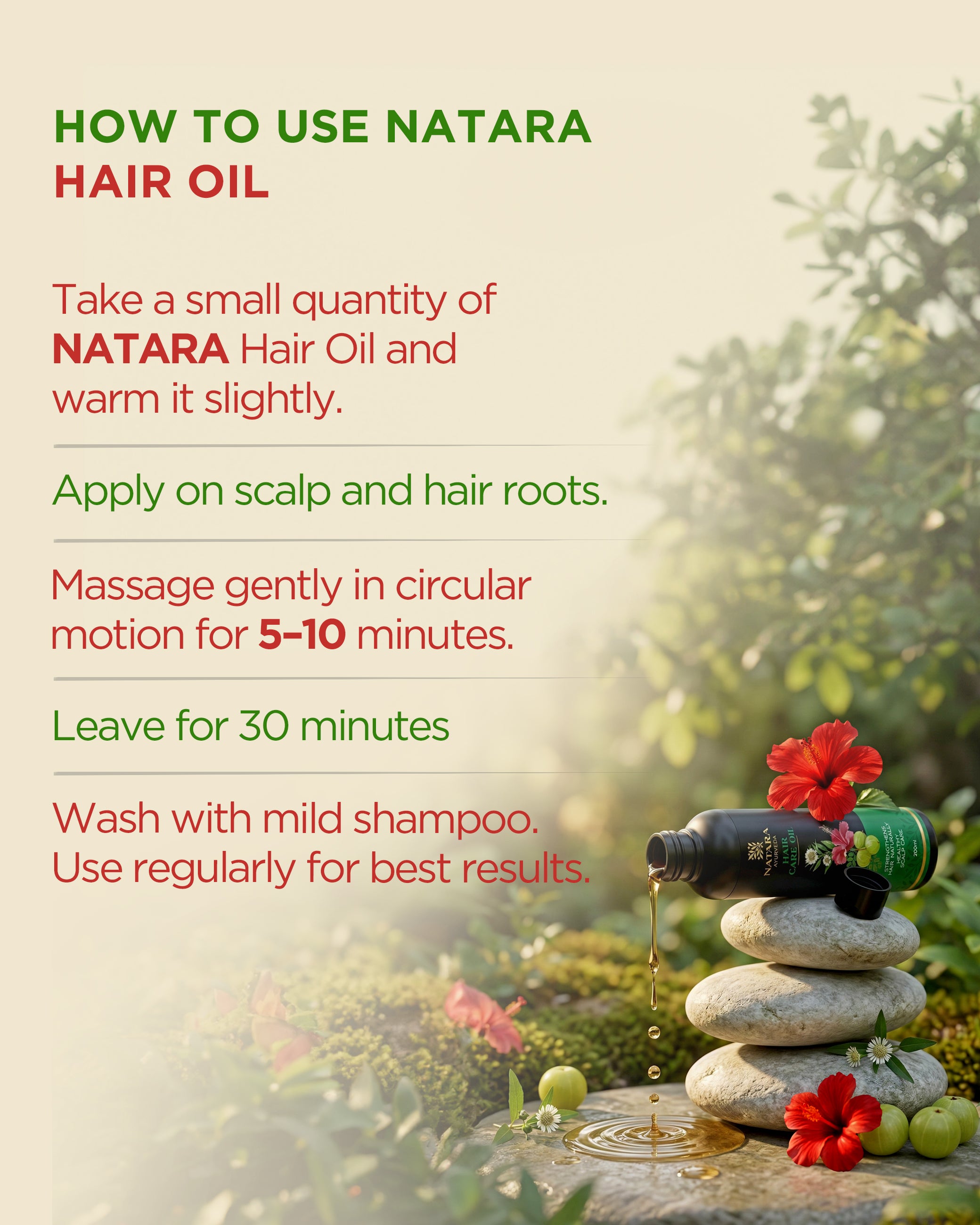 Natara Hair & Skin Care Combo (200mlx2)