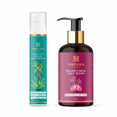 ⁠Face wash + Moisturiser